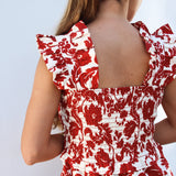 Vestido Volss Tapet Burdeos