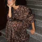 Bluse Voels Braun
