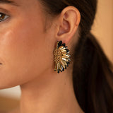 Pendientes Arens Negro