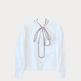 Camisa Wyser Blanco/Burdeos