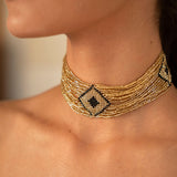 Choker Kolie Dorado