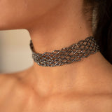 Choker Hetka Plateado